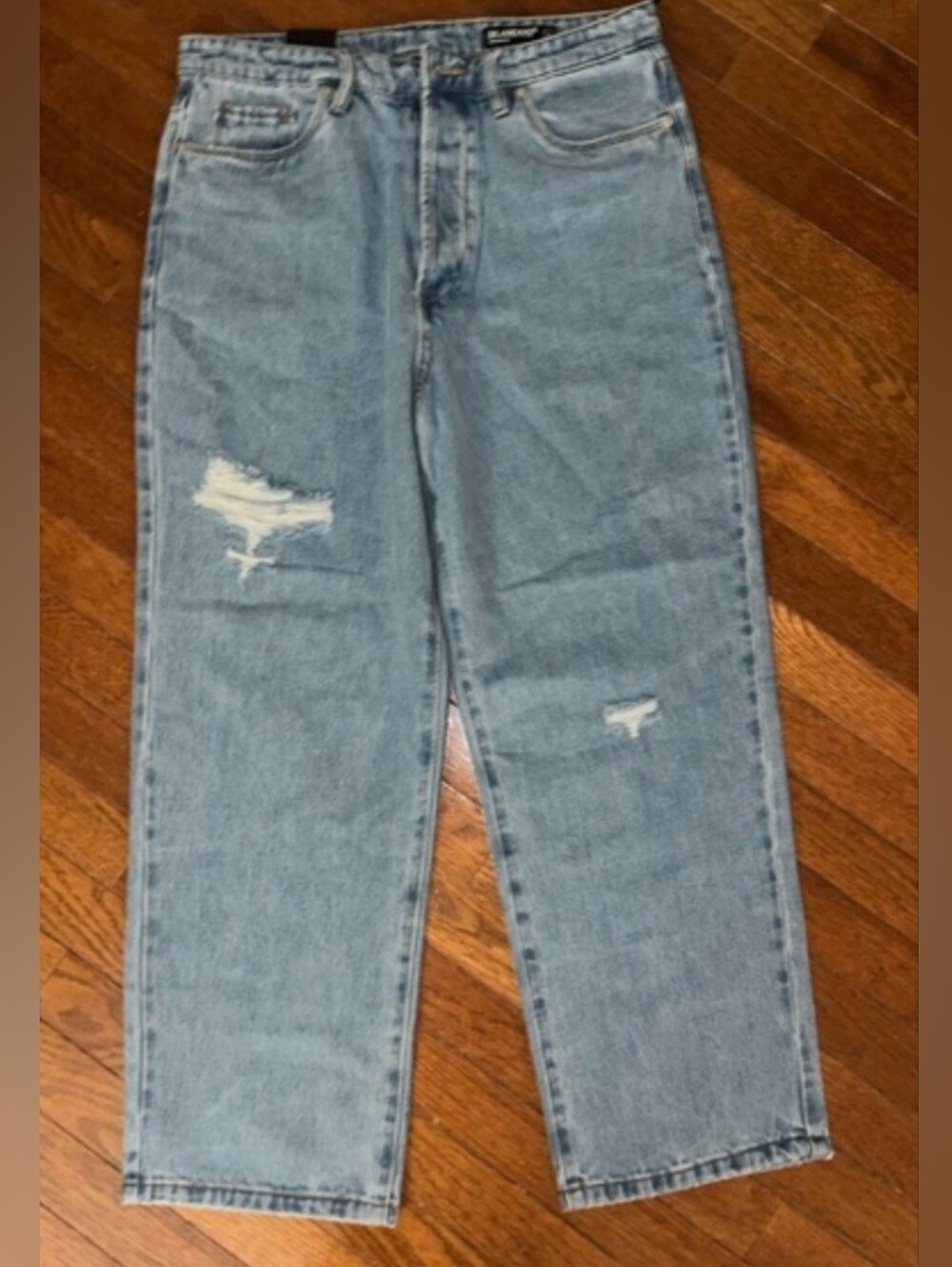 Blank NYC Baxter Classic Light Wash Distresseds Jeans Sz 31